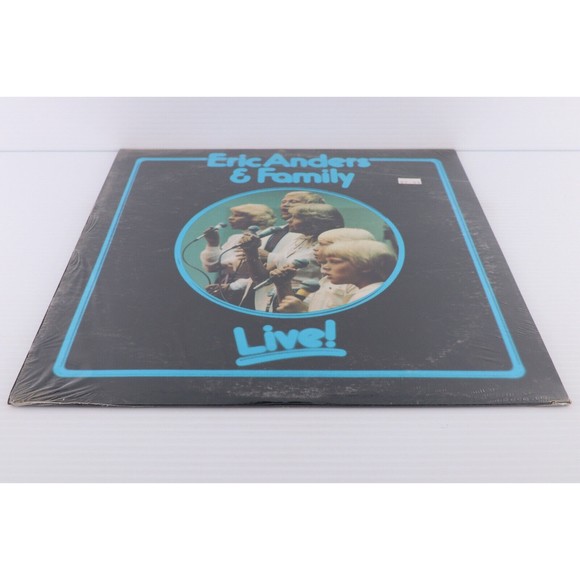 Eric Anders & Family Live! 1982 Faith Bible Arvada Co EA104 12" LP Record SEALED - Picture 4 of 6